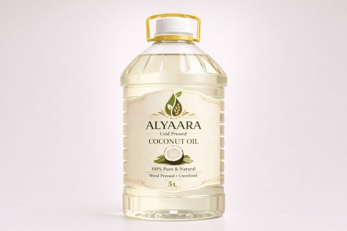 Wood Cold Pressed Coconut Oil 5 Ltr