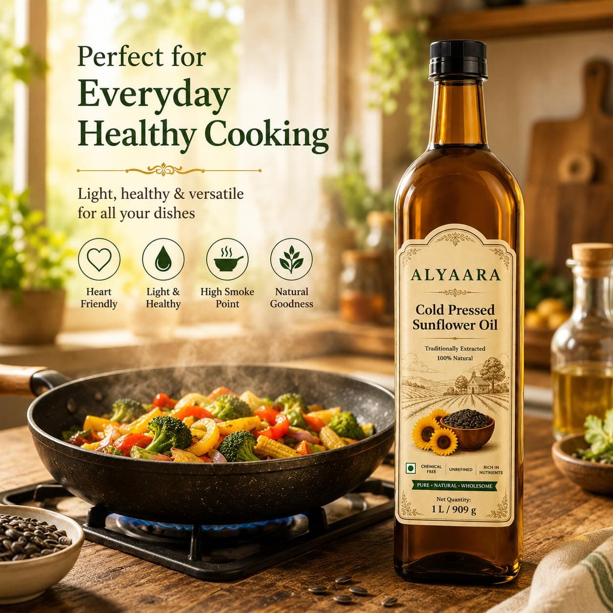 Cold-pressed Sunflower Oil