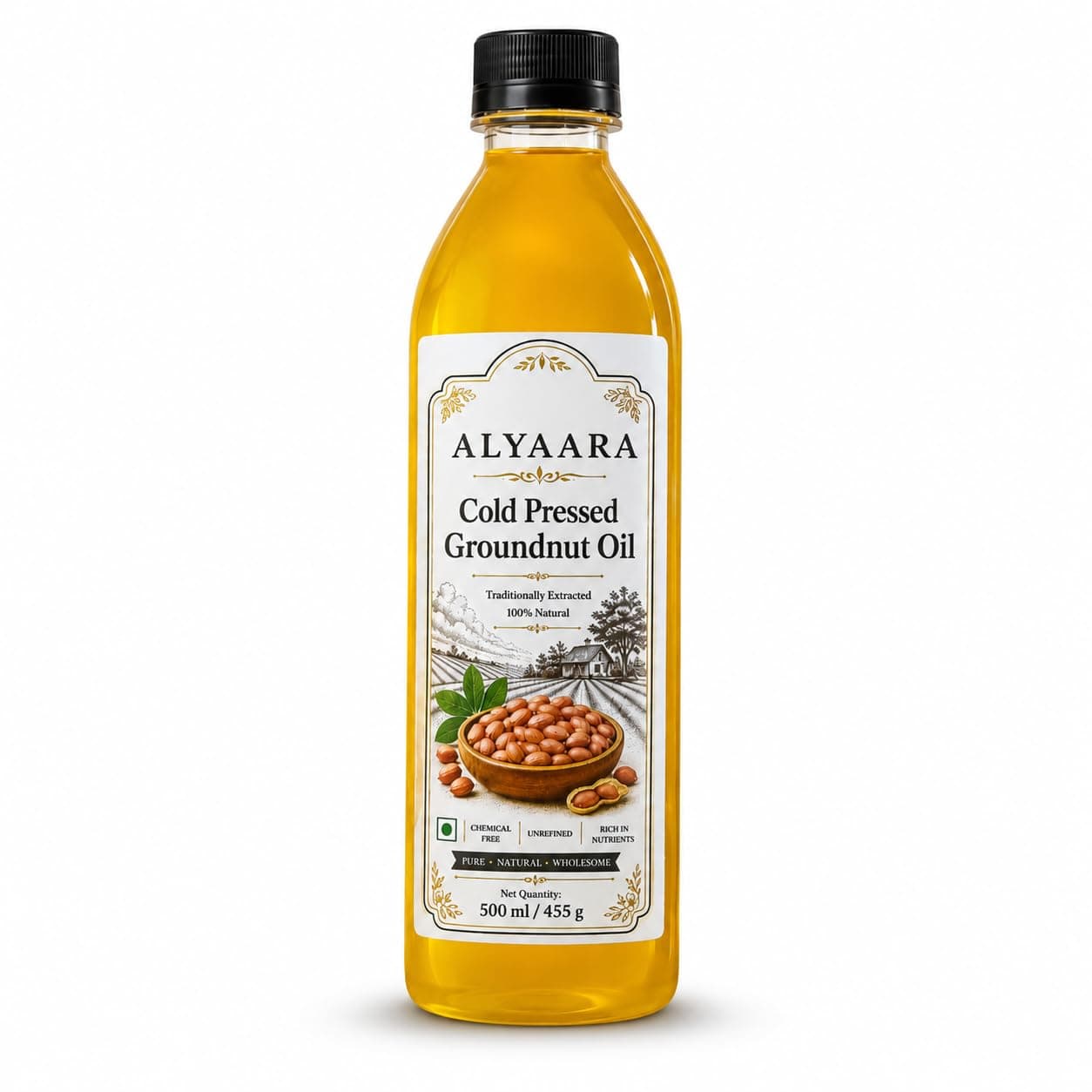 Cold-Pressed Groundnut Oil