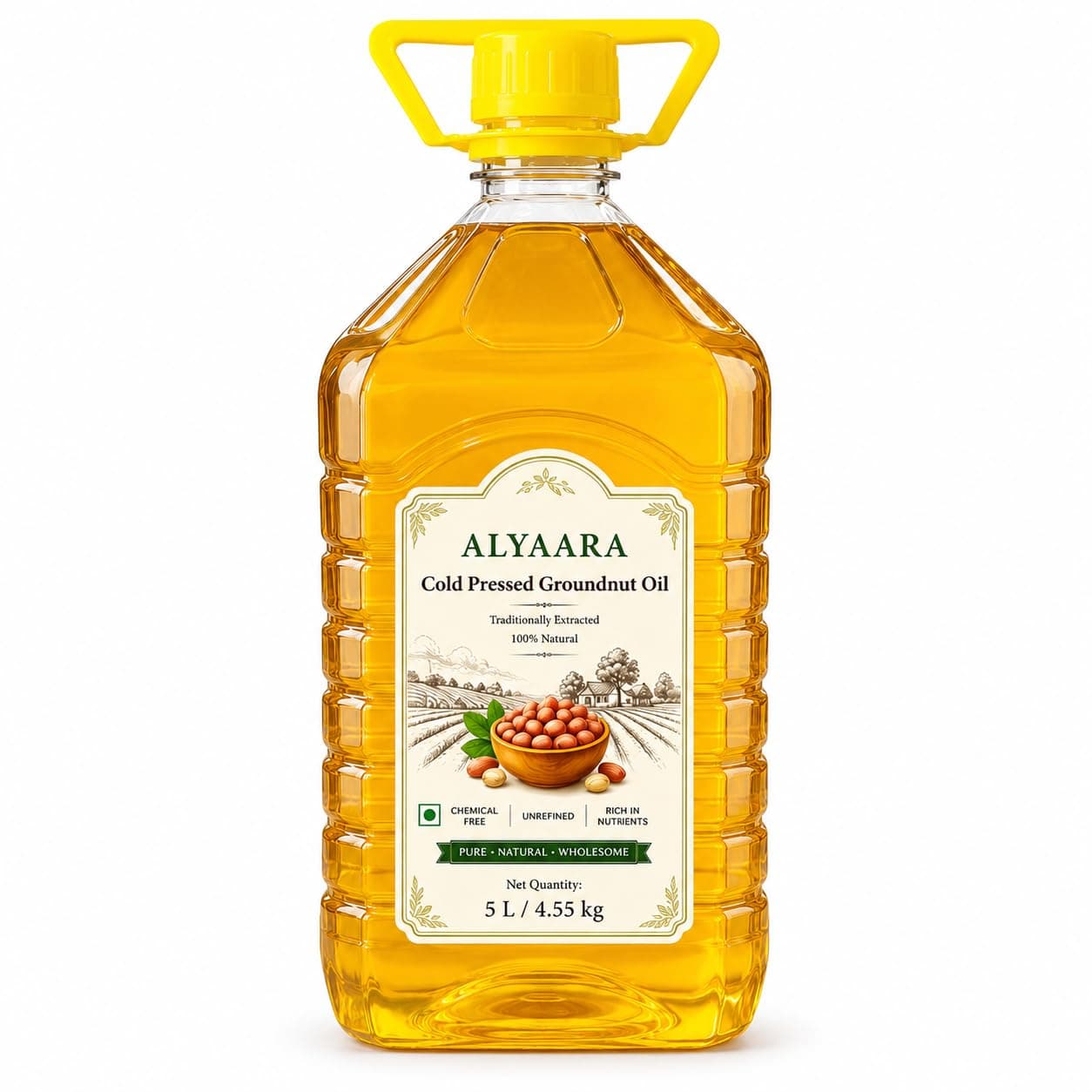 Cold-Pressed Groundnut Oil