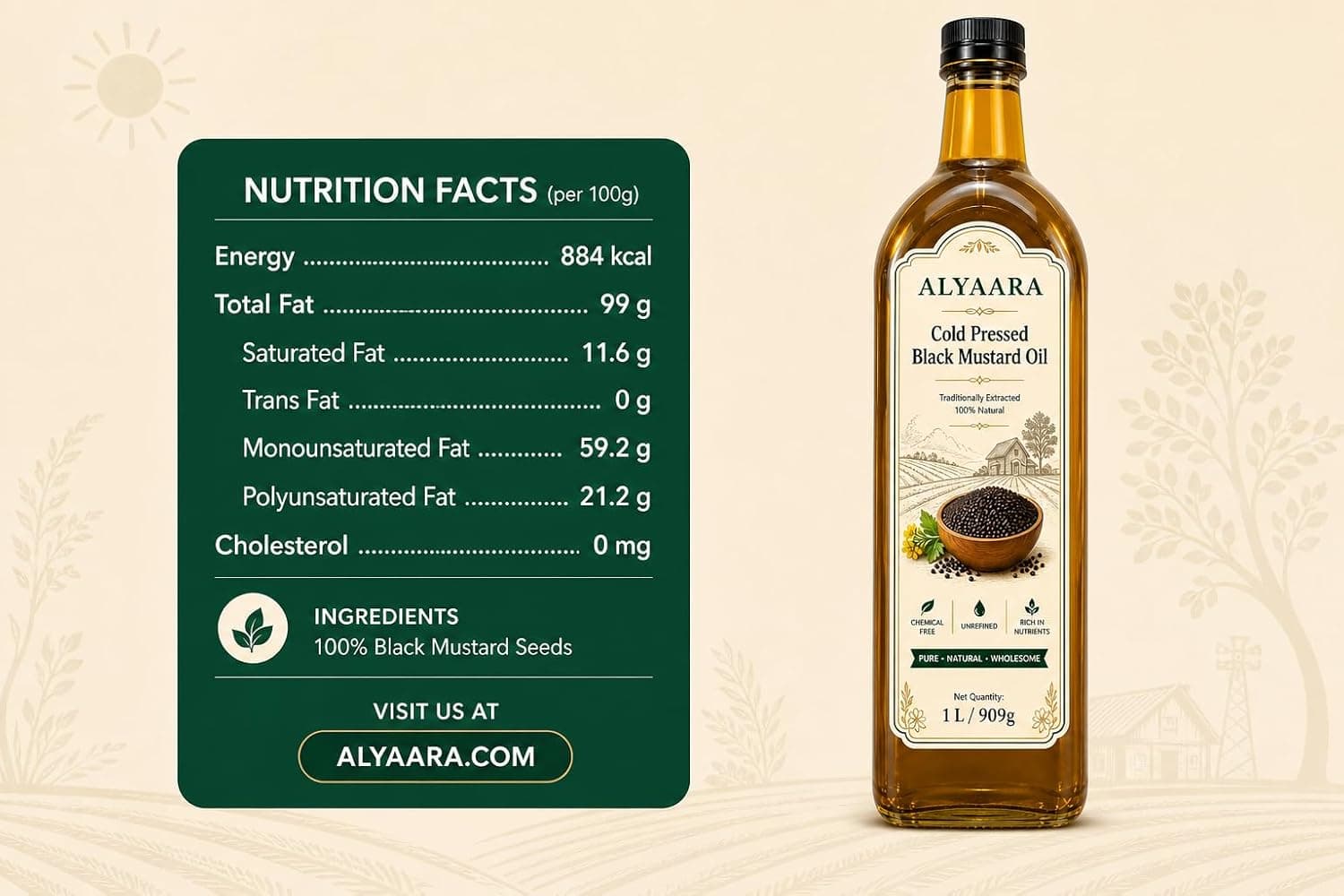 Cold-Pressed Mustard Oil