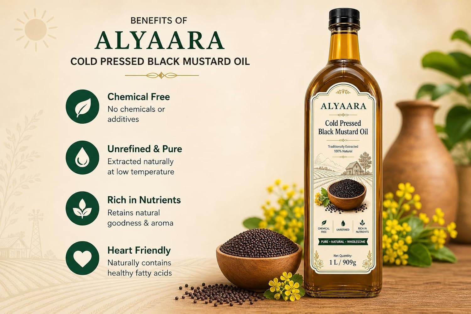 Cold-Pressed Mustard Oil