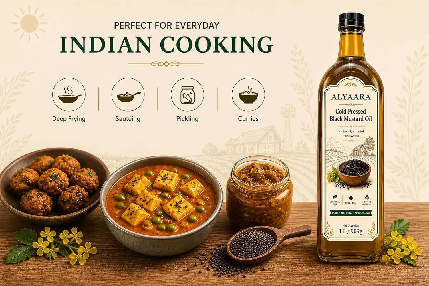 Cold-Pressed Mustard Oil