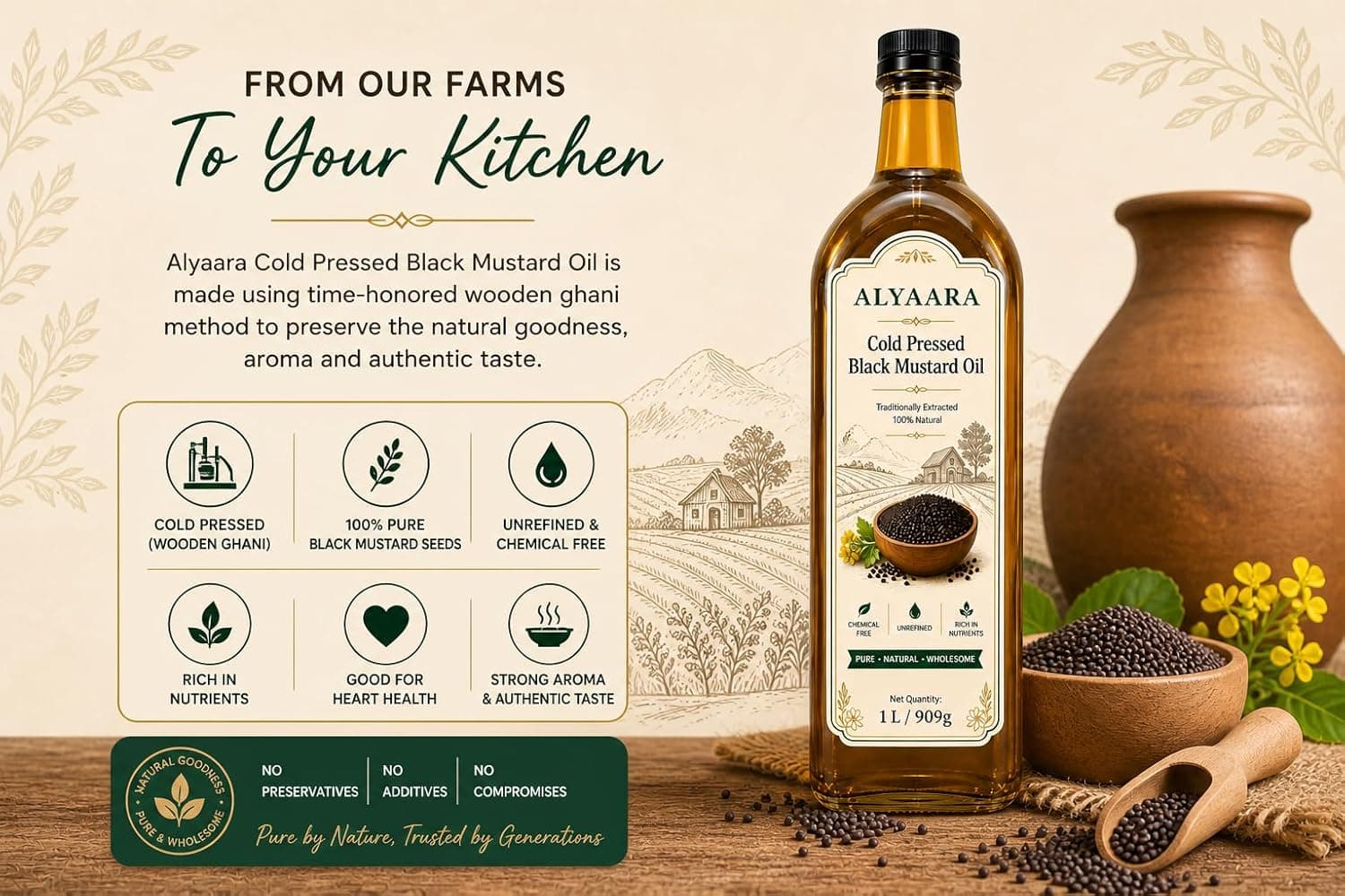Cold-Pressed Mustard Oil