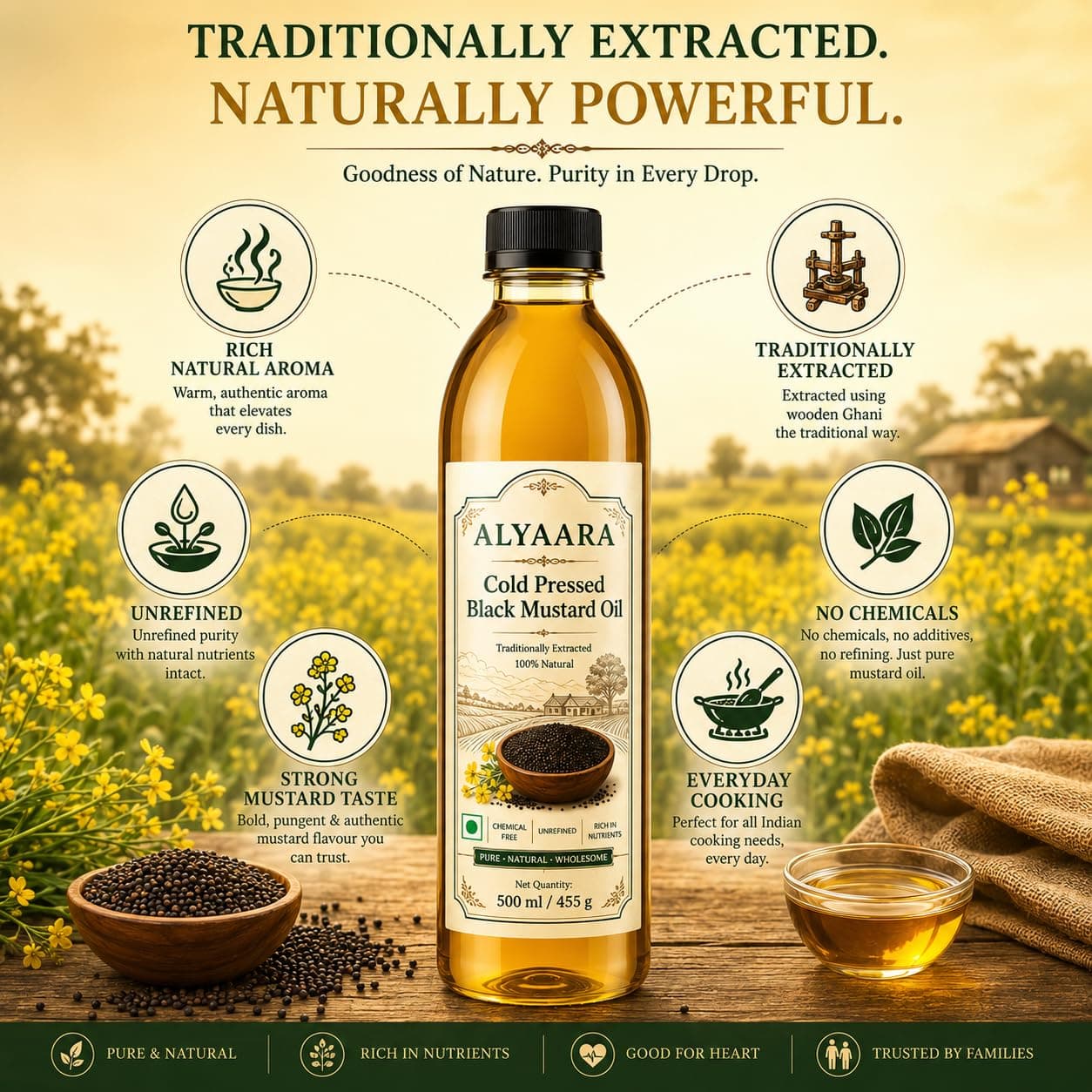 Cold-Pressed Mustard Oil