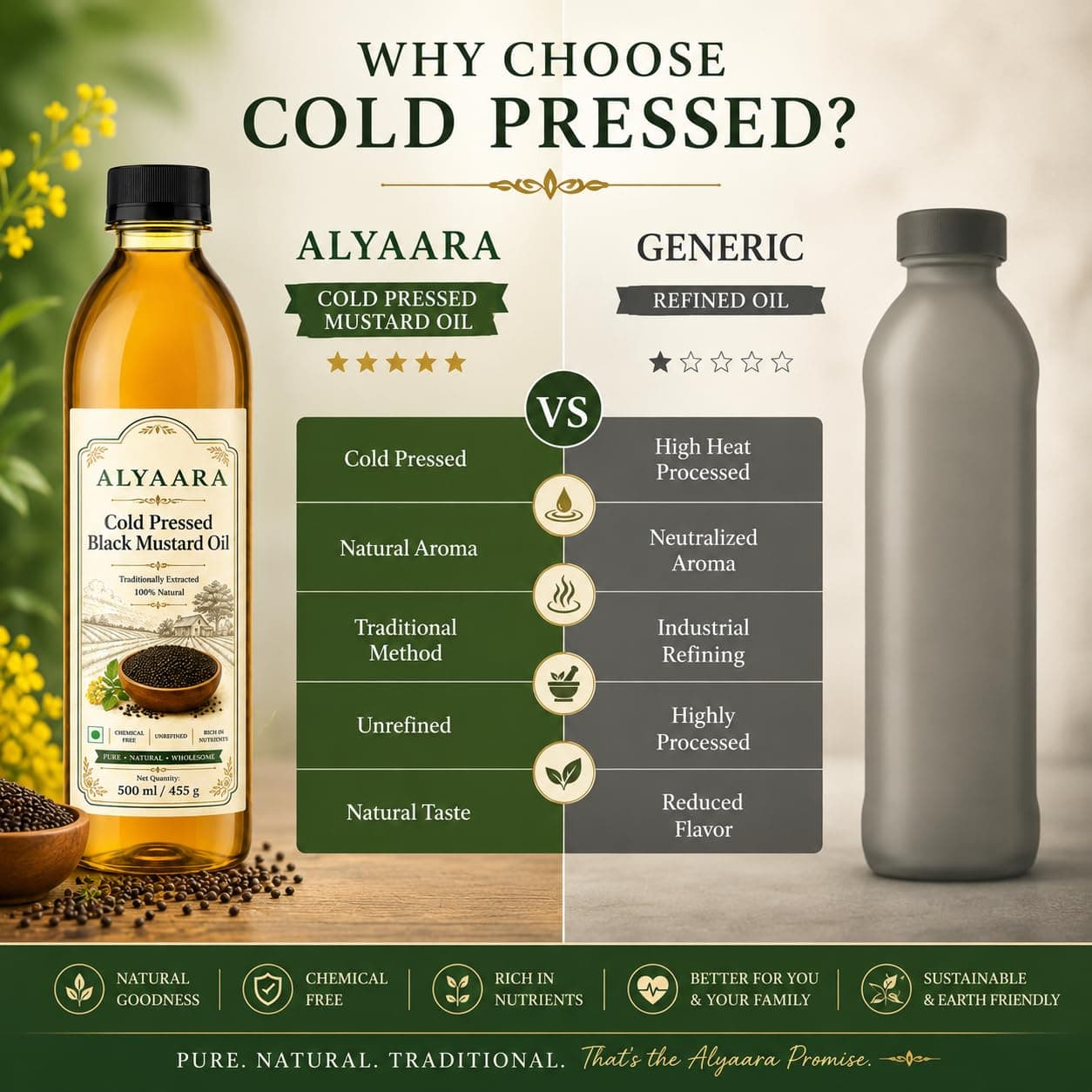 Cold-Pressed Mustard Oil