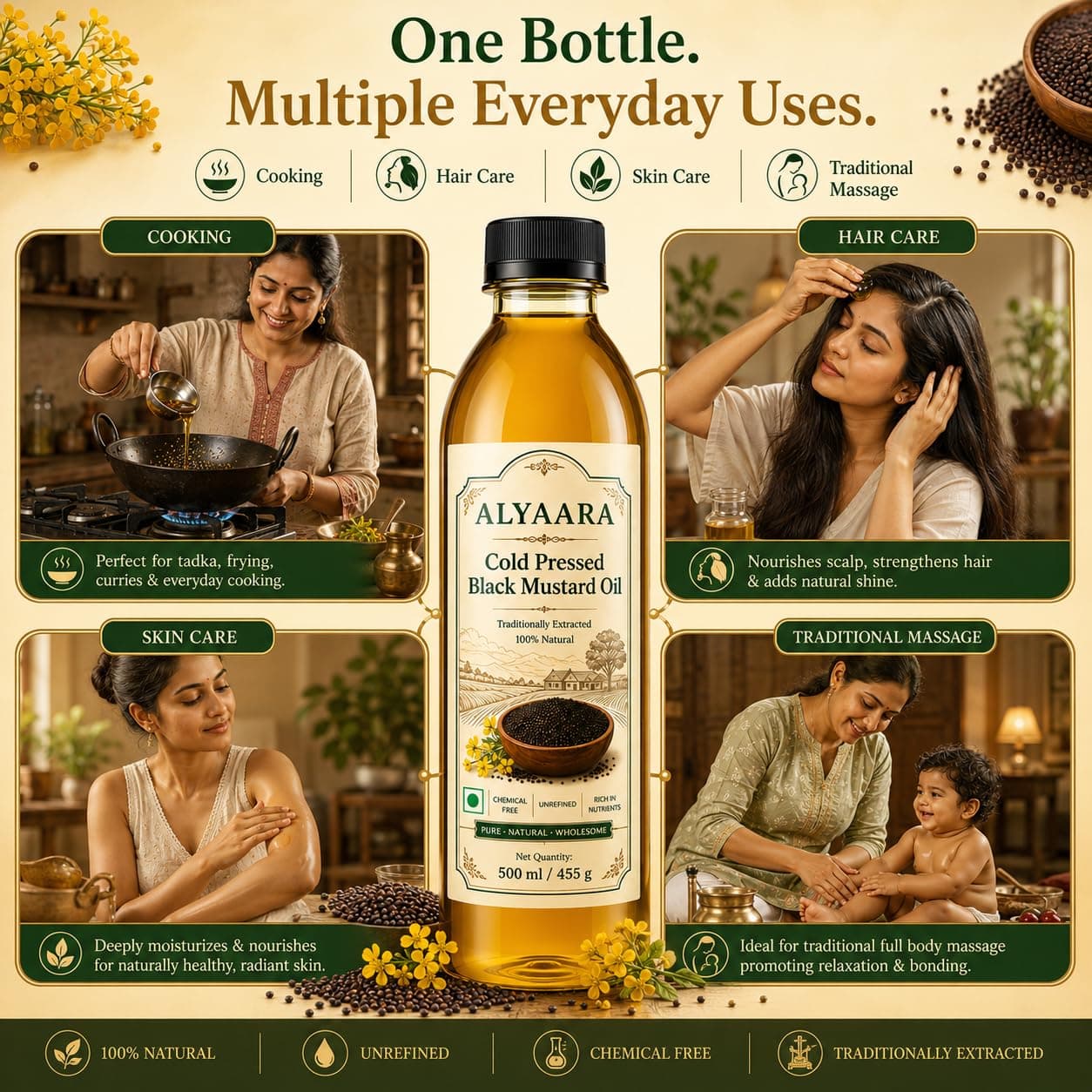 Cold-Pressed Mustard Oil