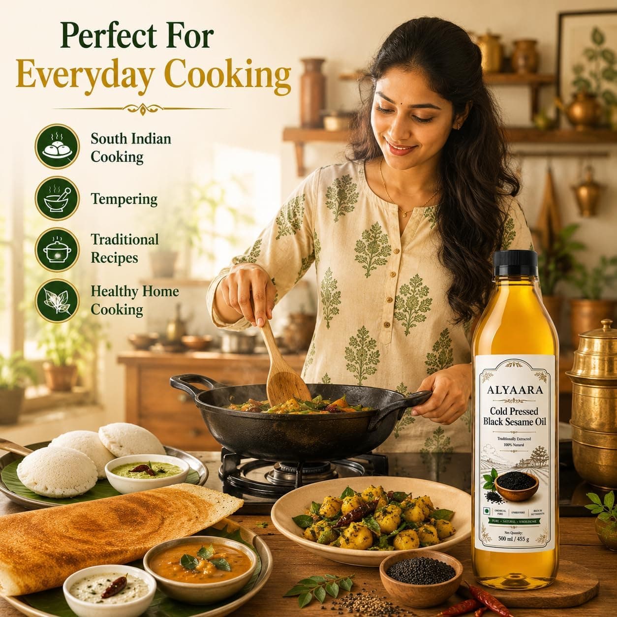 Cold-Pressed Sesame Oil